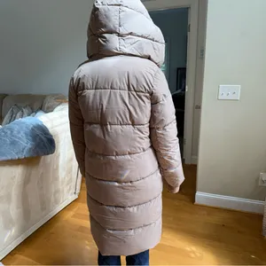 Michael Kors Hooded Long Women's Puffer Coat Size Small thumbnail 3