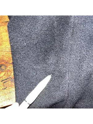 Vintage Cashmere Coat John Weitz Black Double-Breasted Cashmere long Coat thumbnail 6