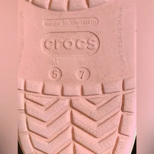 Crocs Crocband II Women 7 Men 5 Light Petal Pink Graphite Clog Slip On Shoe thumbnail 8