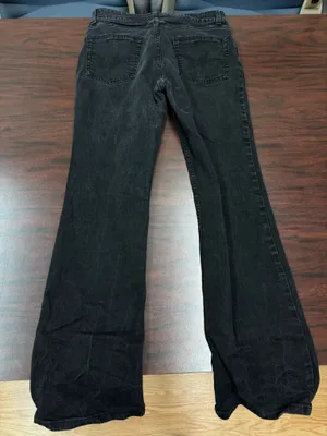 Wrangler Black Boot Cut Jeans Size 9/10x32 thumbnail 3