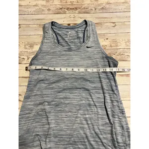 Nike Dri-Fit Tank Top Women's Size XS Running Blue Athletic Yoga Workout Active thumbnail 4