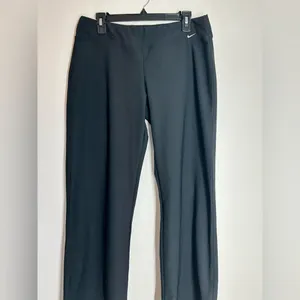 Nike Low-Rise Women’s Workout Pants 224172‎ Large (12-14) Black Yoga Running NWT thumbnail 4