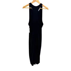 Old Navy Active‎ Womens Black Go-Dry Ribbed Racerback Maxi Dress Large NWT thumbnail 6