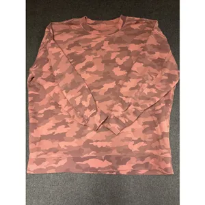 LULULEMON PERFECTLY OVERSIZED CREW SWEATSHIRT Sz 14 CAMO BRIER ROSE HERITAGE 365 thumbnail 2