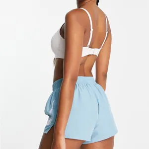 Nike Running Dri-FIT Swoosh mid-rise brief-lined shorts in pale blue size medium thumbnail 3