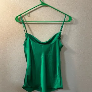 ARITZIA Wilfred Green Fitted Camisole Sleeveless Style Tops thumbnail 4