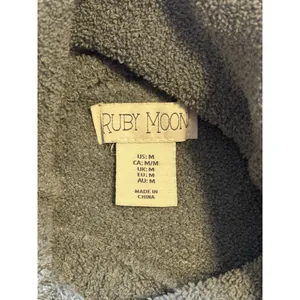 Ruby Moon Anthropologie Sweater Women‎ Size Medium Chunky Knit Cowl Neck Cropped thumbnail 3