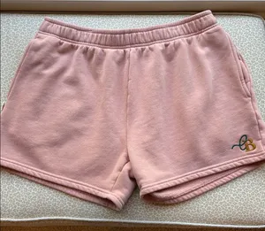 NWOT Little & Brave Make Jesus Famous Salmon Shorts Embroidered Logo size XXL thumbnail 1