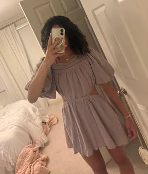 Purple dress thumbnail 1