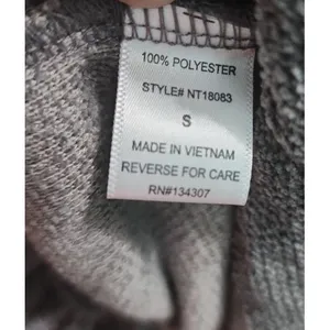 LUMIÈRE Sweater Womens Size S Grey Cowl‎ Neck Knit Pullover Cozy Minimalist thumbnail 5