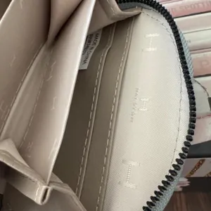 Halston blue wallet luxury designer thumbnail 4