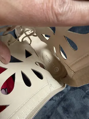Top Moda cream lace up sandals #summer #heels thumbnail 4