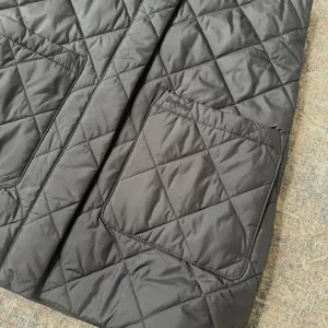 Barbour Cosmia Modern Heritage Black Quilted Longline Liner Vest USA 4 UK 8 thumbnail 3