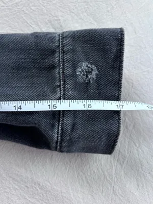 Old Navy Faded Black Denim Jacket thumbnail 8