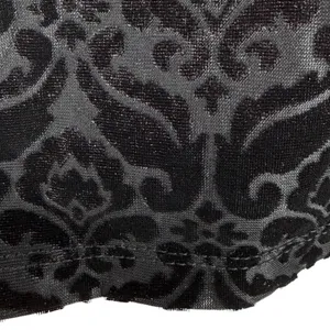 NWT Talbots Womens Velvet Jacquard Damask V-Neck Sheath Dress Black Size Large thumbnail 16