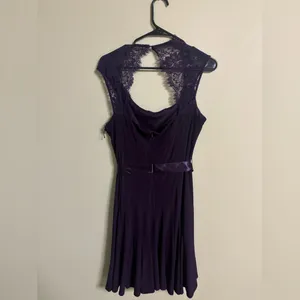 Scarlett Semi Formal Swing Dress Eggplant Purple Size 16 XL New Cocktail Mini thumbnail 3
