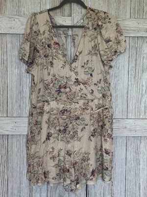 American Eagle Floral Romper Beautiful Print XXL thumbnail 7