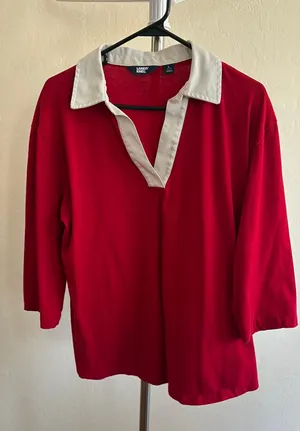 Lands' End Red Shirt thumbnail 1
