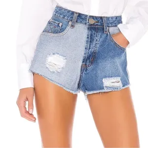 Superdown Lydia Two Tone Short in Blue Multi size 30‎ thumbnail 1