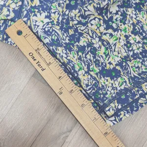 Offline Aerie Floral‎ Crossover High Waist Bike Shorts Blue Small 7 Inch thumbnail 14