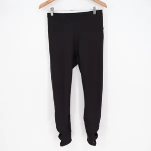 Old Navy Active PowerSoft High Rise Go Dry Leggings Black‎ Size L Stirrup Detail thumbnail 2