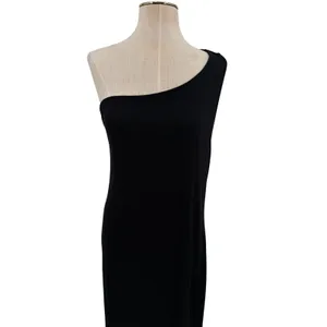 Free‎ People Beach Saturday Night Out One Shoulder Midi Dress Black Large thumbnail 4