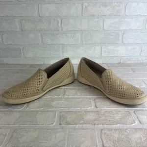 Dansko‎ 40 Loafer Slip On Sneaker Womens 9.5 10 Beige Perforated Nubuck Leather thumbnail 9