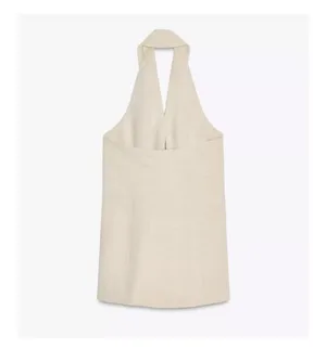 Zara linen vest thumbnail 4