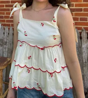 Poppy Tank White Size XL thumbnail 1