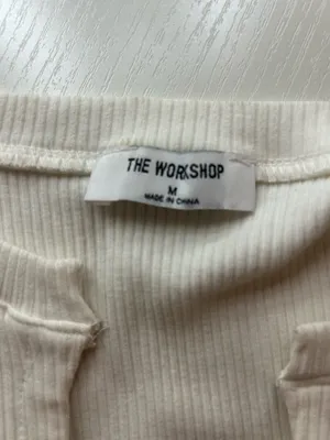 White crop top The Workshop thumbnail 3