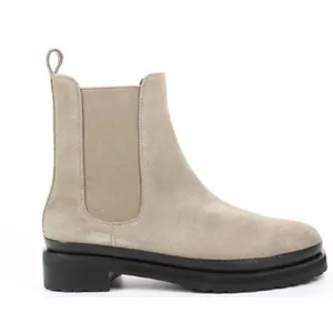 Aerosoles Camila Chelsea Boots‎ Taupe 8 Women Suede Lug Sole Ankle Gorpcore thumbnail 14