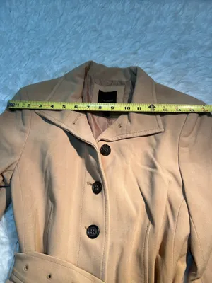 The Limited Tan Trench Coat with Buckle belt Size XS thumbnail 10