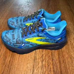 Brooks Launch 9 Boston Run Happy Blue Lobster Running Shoes 1203731B458 Womens 7 thumbnail 8
