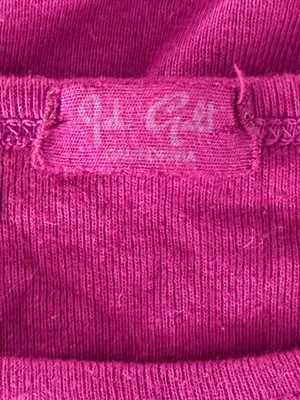 Brandy Melville Magenta Fitted Baby Tee thumbnail 3