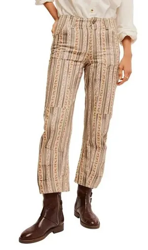 We the Free Cargo Supersonic Stripe Pants Size XS thumbnail 1