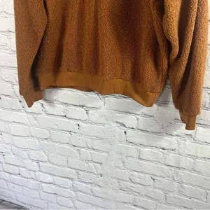 Women's Cloud Chaser 70's Inspired Rust  Angle Print Pull Over Size L (C9) thumbnail 4