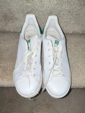 Adidas Stan Smith White Green Women's Sneakers Size 6 M20605 thumbnail 1