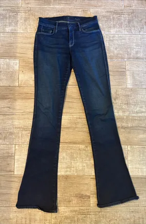 Seven for All Mankind Dark Blue Women's Flare Jeans - Stretch Denim thumbnail 1
