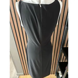 Ralph Lauren Black and white short dress sleeveless with the white trim size 10 thumbnail 5