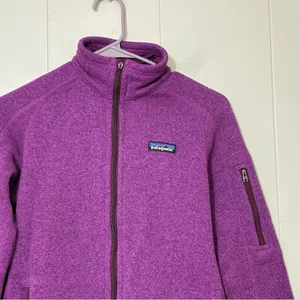 Patagonia Women’s Better Sweater Full Zip Purple Size XS Zipper Flaw thumbnail 4