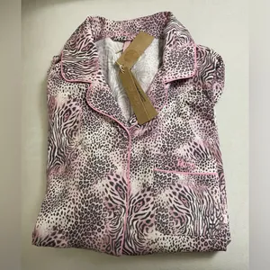 Skims NWT Long Sleep Pajamas SET Bloom Mini Multi Animal Size XS thumbnail 6