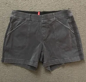 SPANX Gray Utility Bermuda Shorts thumbnail 1
