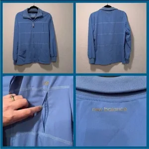 *30off3* New Balance Zip Up Lightweight sweatshirt with‎ pockets.​ thumbnail 3