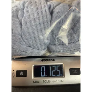 Free People We The Free Laguna Thermal Top XS Dusty Blue Oversized Waffle Knit thumbnail 11