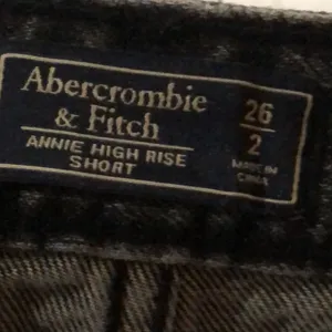 Abercrombie and Fitch gray distressed denim shorts thumbnail 6