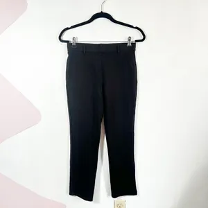 Quince Ultra Stretch Ponte‎ Straight Leg Pants Black Small thumbnail 2