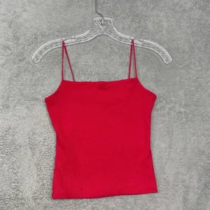 Madewell Top Womens Extra‎ Small Watermelon Red Square Neck Cropped Tank NV999 thumbnail 4