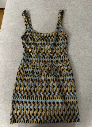 Zara Retro Print Mini Dress thumbnail 1