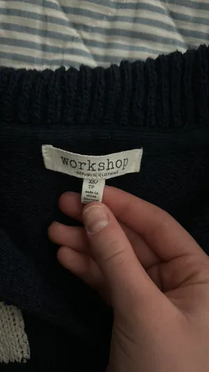 TJ Maxx Striped Black and White Sweater thumbnail 2