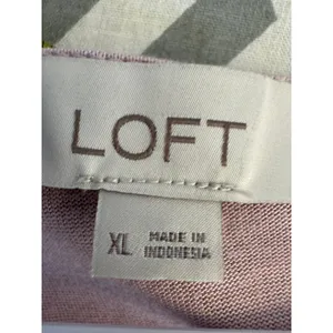 LOFT Mauve Pink Rayon Cap Sleeve Top – Size XL thumbnail 3